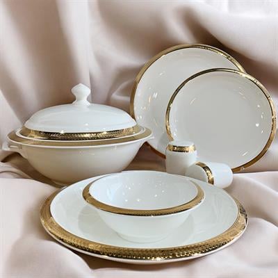 Joy Carmen Spring Gold 62 Parça 12 Kişilik Yemek Takımı