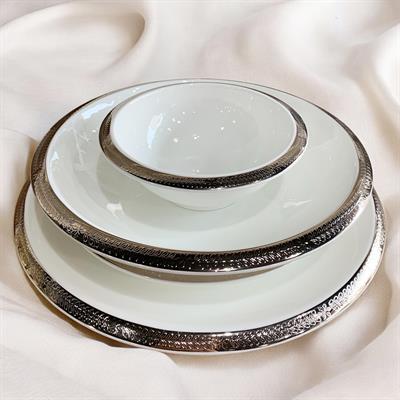 Joy Carmen Spring Platinum 62 Parça 12 Kişilik Yemek Takımı