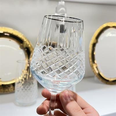 Karizma Kristal 49 Parça Bardak Takımı - Platin