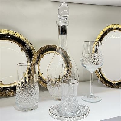 Karizma Kristal 49 Parça Bardak Takımı - Platin