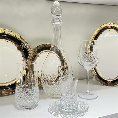 Karizma Kristal 49 Parça Bardak Takımı - Sade