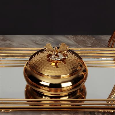 Kelebek Metal Sunumluk - Gold