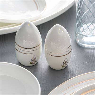 Leona Porcelain 57 Piece Dinner Set for 12 Persons