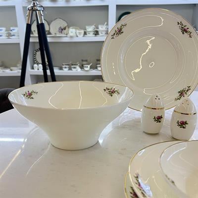 Leonarte Casa Çekoslovak Flower 57 Parça Yemek Takımı Gold