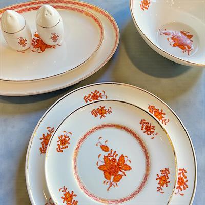 Leonarte Casa Çekoslovak Orange 57 Parça Yemek Takımı Gold