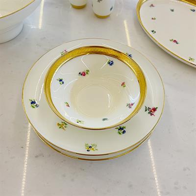 Leonarte Casa Çekoslovak Dekorlu 57 Parça Yemek Takımı Gold