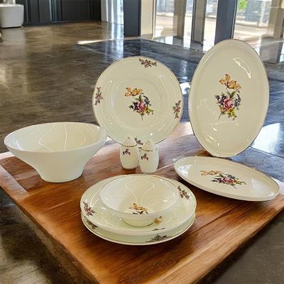 Leonarte Casa Çekoslovak Rose 57 Parça Yemek Takımı Gold