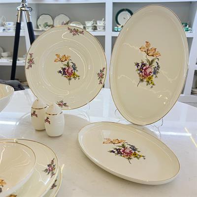 Leonarte Casa Çekoslovak Rose 57 Parça Yemek Takımı Gold