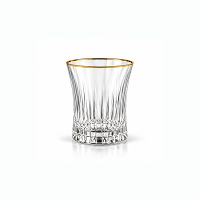Light Kristal 61 Parça Bardak Seti Gold