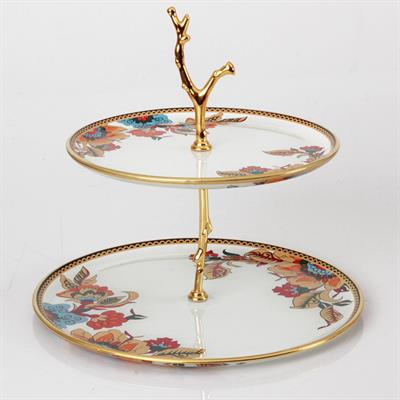 Lorena Katlı Kurabiyelik - Beyaz