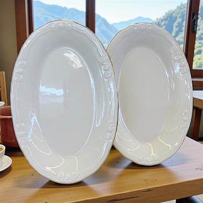 Loza Relief 54 Piece Dinner Set Gold