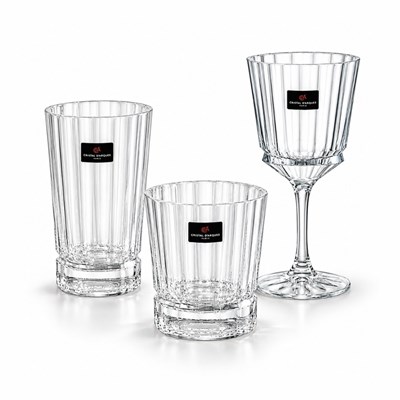 Macassar Darques Kristal Cam 36 Parça Bardak Takımı - Sade