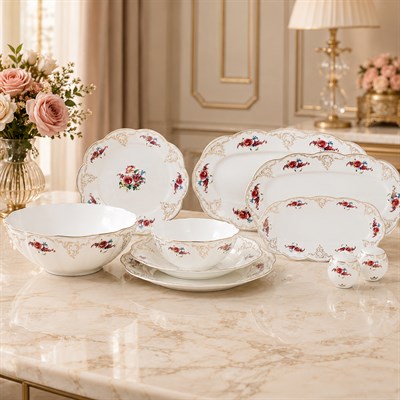 Maxx Doria Florin 58 Piece Dinner Set
