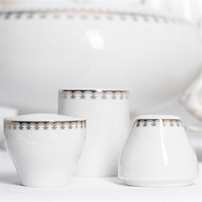 Maxx Doria Golden Ivy 72 Parça Porselen Yemek Takımı