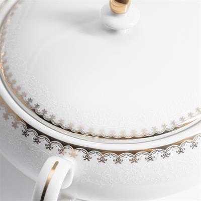 Maxx Doria Golden Ivy 72 Parça Porselen Yemek Takımı