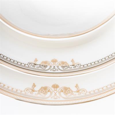 Maxx Doria Golden Nagi 72 Parça Porselen Yemek Takımı