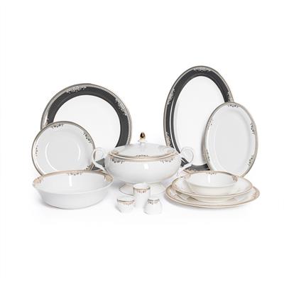 Maxx Doria Golden Nagi 72 Parça Porselen Yemek Takımı