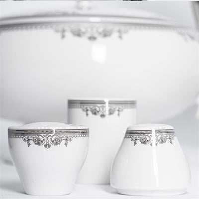 Maxx Doria Silver Nagi 72 Parça Porselen Yemek Takımı