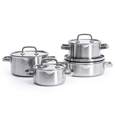 Maxx Doria Steel Forge 8 Parça Tencere Takımı