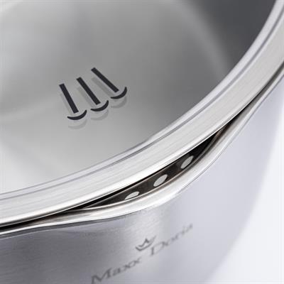 Maxx Doria Steel Forge 8 Parça Tencere Takımı