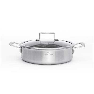 Maxx Doria Steel Fusion Basık Tencere 24 cm 