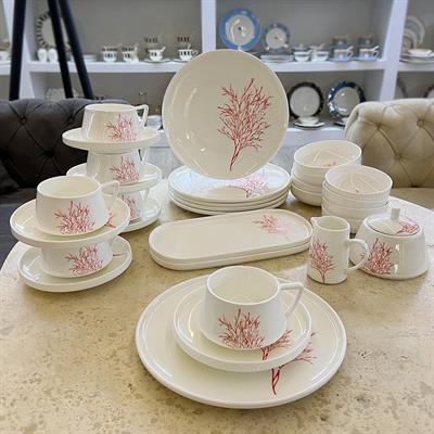 Porselen Kahvaltı TakımlarıMercan 32 Parça Kahvaltı Takımı