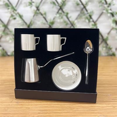 Olika Mira 6 Parça Kahve Seti - Silver