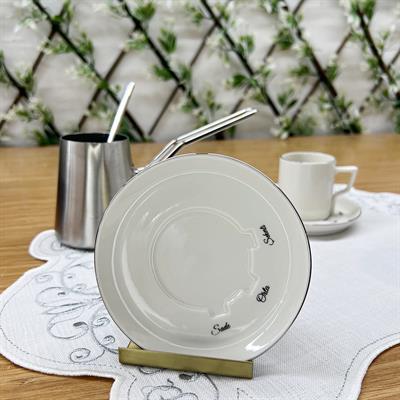 Olika Mira 6 Parça Kahve Seti - Silver