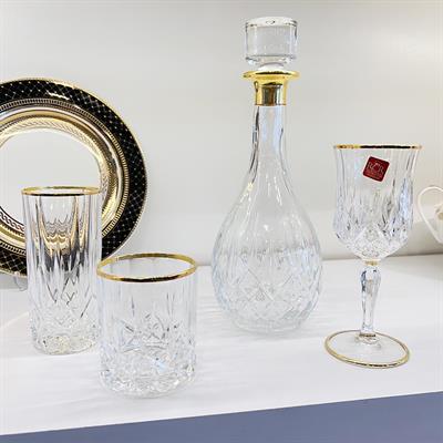 Opera RCR Kristal Cam 37 Parça Bardak Takımı - Gold