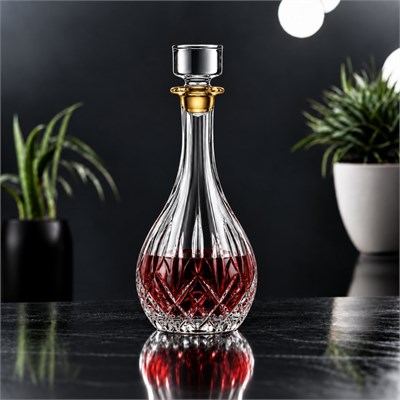 Opera RCR Kristal Cam Karaf Sürahi - Yaldızlı