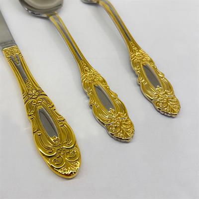 Queens of England 89 Parça Çatal Kaşık Bıçak Takımı - Silva Gold