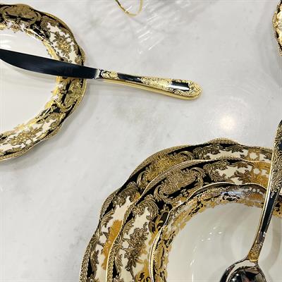 Queens of England Chance 61 Parça 12 Kişilik Porselen Yemek Takımı