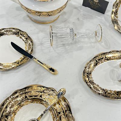 Queens of England Chance 61 Parça 12 Kişilik Porselen Yemek Takımı