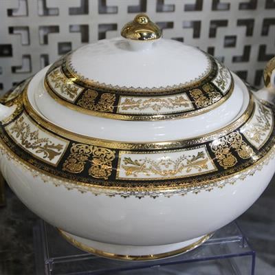 Queens of England Le Prada 61 Parça 12 Kişilik Porselen Yemek Takımı