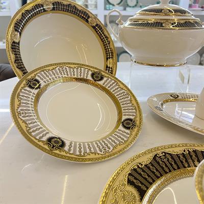 Queens of England Messalina 61 Parça 12 Kişilik Porselen Yemek Takımı