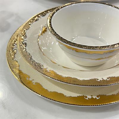 Queens of England Rebecca 61 Parça 12 Kişilik Porselen Yemek Takımı