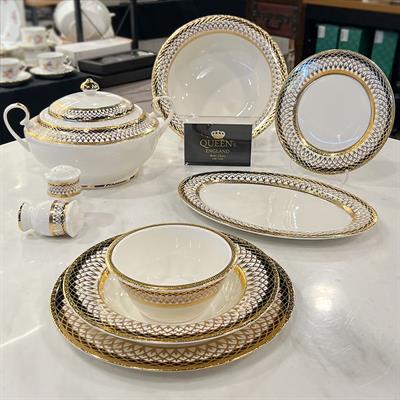 12 Kişilik Porselen Yemek TakımlarıQueen's of England Valeria 61 Parça 12 Kişilik Porselen Yemek Takımı
