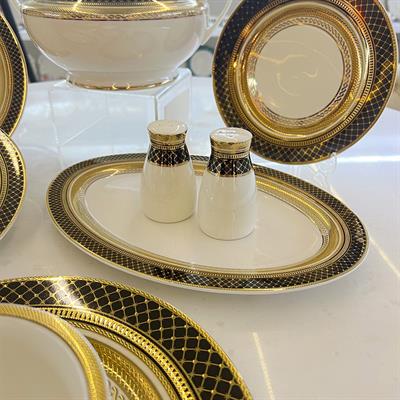 Queens of England Wesley 61 Parça 12 Kişilik Porselen Yemek Takımı