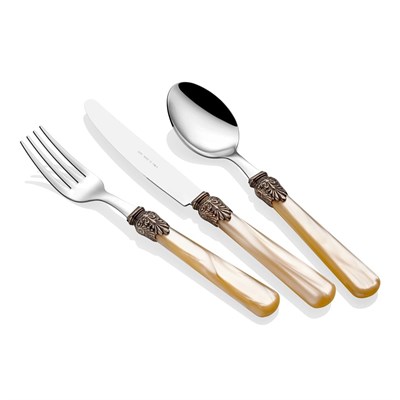 Rivadossi Elena Bone 75 Piece Cutlery Set