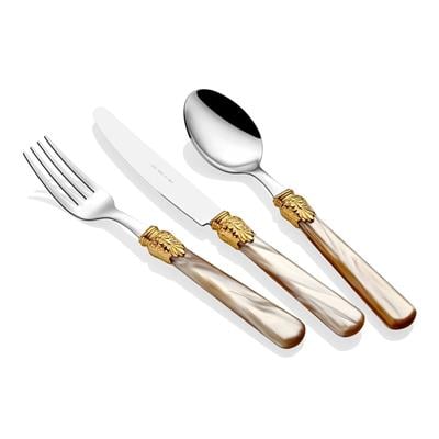 Rivadossi Elena Ring Champagne 75 Parça Çatal Kaşık Bıçak Takımı