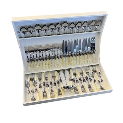 Rivadossi Laura Kemik 75 Parça Çatal Kaşık Bıçak Takımı