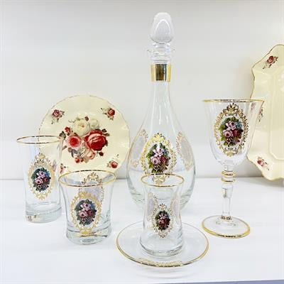 Su TakımlarıRose 61 Parça Bardak Seti Gold