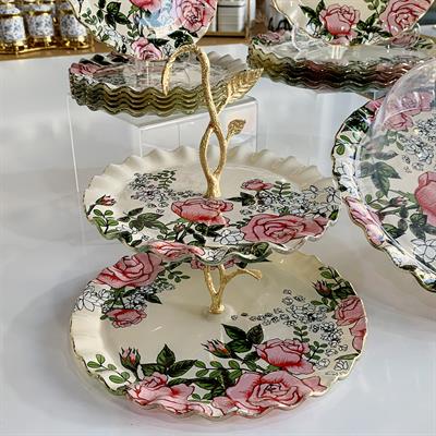 Roseline 16 Parça Pasta İkram Seti