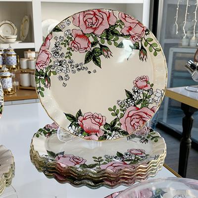 Roseline 16 Parça Pasta İkram Seti