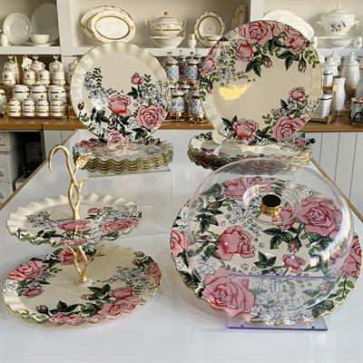 Roseline 16 Parça Pasta İkram Seti