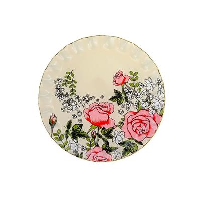 Roseline Krem 6 Lı Pasta Tabağı