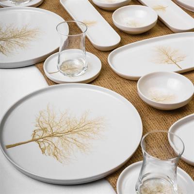 Rosemary 30 Piece Breakfast Set for 6 People