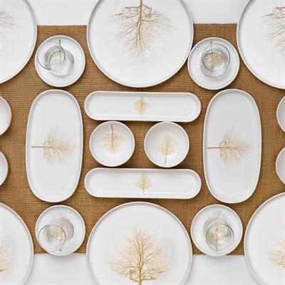Rosemary 30 Piece Breakfast Set for 6 People