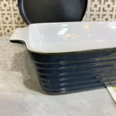 Rossallini Dikdörtgen Fırın Kabı 33x23 cm - Mavi