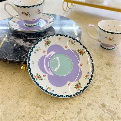 Royking 2 Li Kahve Fincanı Lila